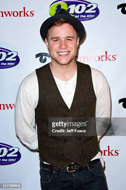 Olly Murs attends Q102's Jingle Ball 2012 presented by XFINITY at the Wells Fargo Center on December 5, 2012 in Philadelphia, Pennsylvania.