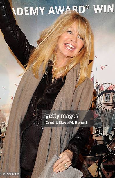 Goldie Hawn attends an after party following the World Premiere of 'Les Miserables' at The Roundhouse on December 5, 2012 in London, England.