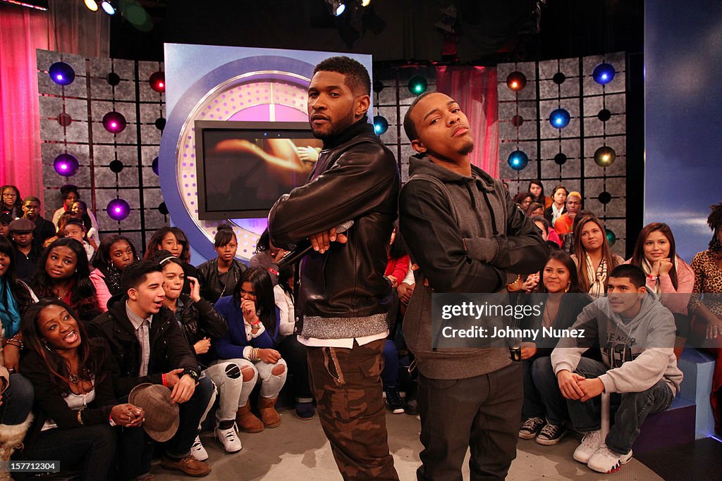 Usher Visits BET's "106 & Park"