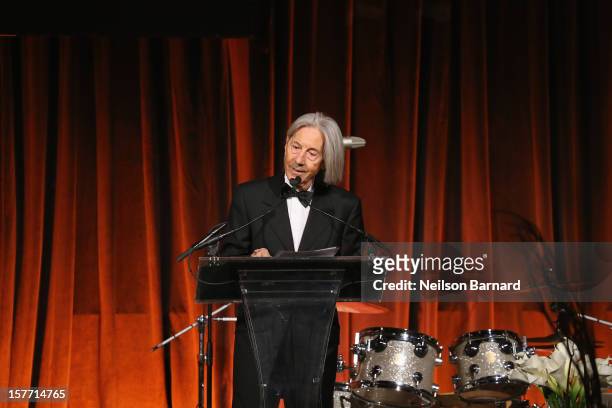 President Elio D'Anna speaks during the European School Of Economics Foundation Vision And Reality Awards on December 5, 2012 in New York City.