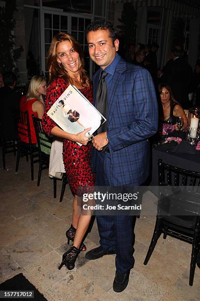 Guests attend the Haute Living and Roger Dubuis dinner hosted by Daphne Guinness at Azur on December 5, 2012 in Miami Beach, Florida.