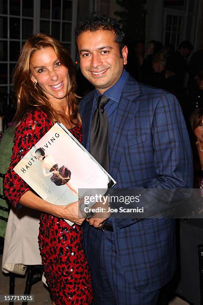 Guests attend the Haute Living and Roger Dubuis dinner hosted by Daphne Guinness at Azur on December 5, 2012 in Miami Beach, Florida.