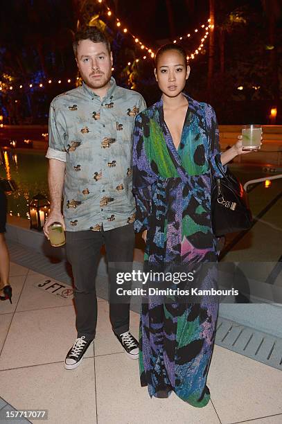 Personality Angela Pham attends a dinner and auction hosted by CHANEL to benefit the Henry Street Settlement at Soho Beach House on December 5, 2012...