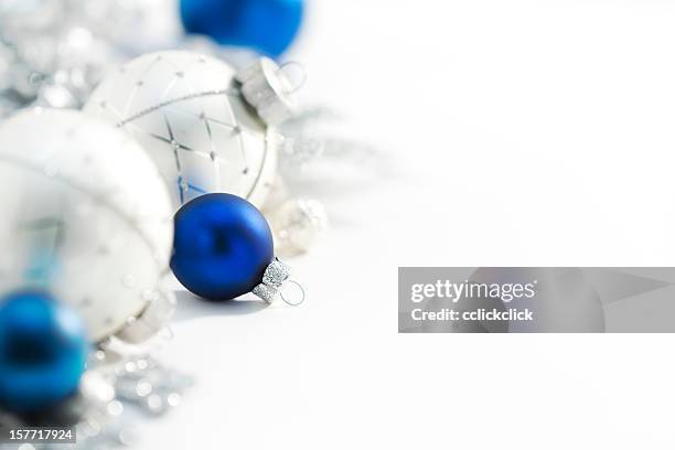 christmas card - blue christmas background stock-fotos und bilder