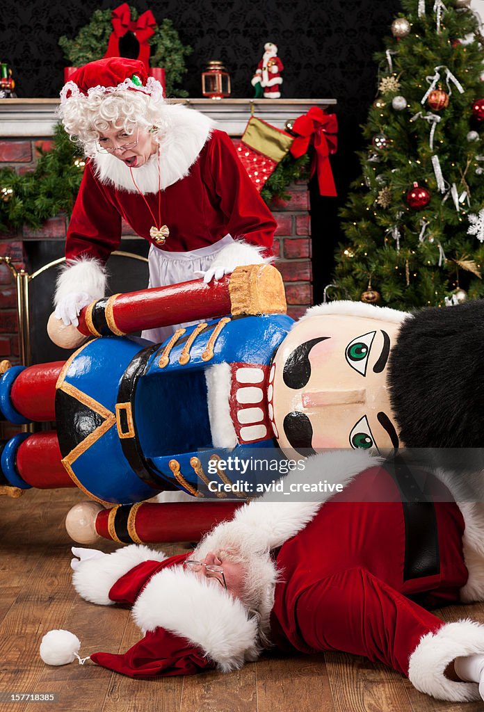 Mrs. Claus Discovers Santa Injured