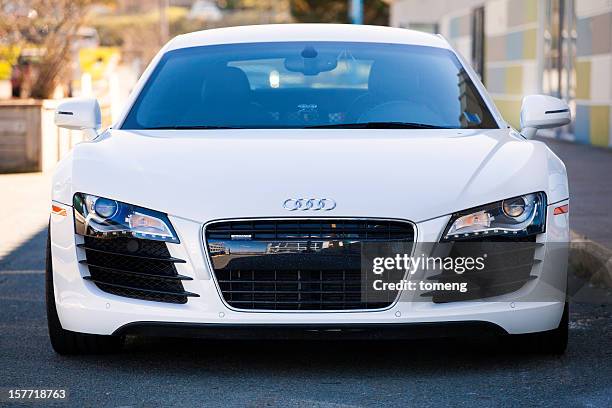 audi r8 - audi r8 stock pictures, royalty-free photos & images