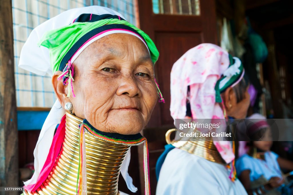 Burmese long neck women