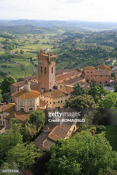 san miniato from above, tuscany italy - san miniato stock pictures, royalty-free photos & images