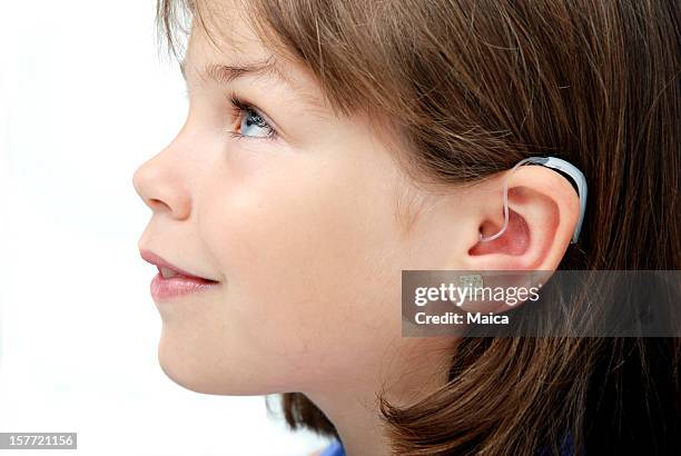 hearing aid - hearing aids stock pictures, royalty-free photos & images