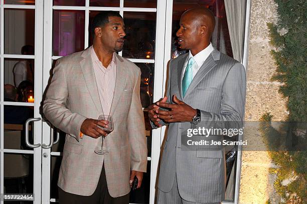 Ray Allen attends the Haute Living and Roger Dubuis dinner hosted by Daphne Guinness at Azur on December 5, 2012 in Miami Beach, Florida.