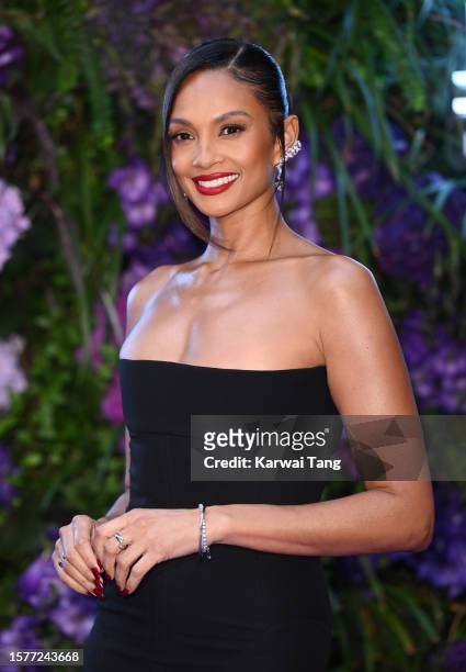 Alesha Dixon arrives at The Mike Gala: Stormzy's 30th Birthday at The Biltmore Mayfair on July 28, 2023 in London, England.