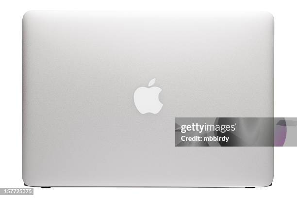 ordinateur portable apple macbook air - apple macintosh photos et images de collection