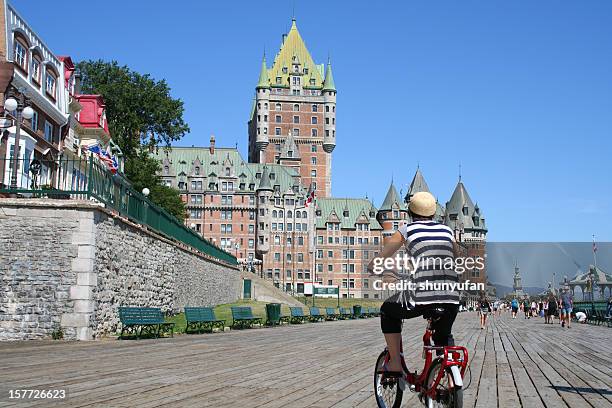 canada: quebec city - quebec city stock pictures, royalty-free photos & images