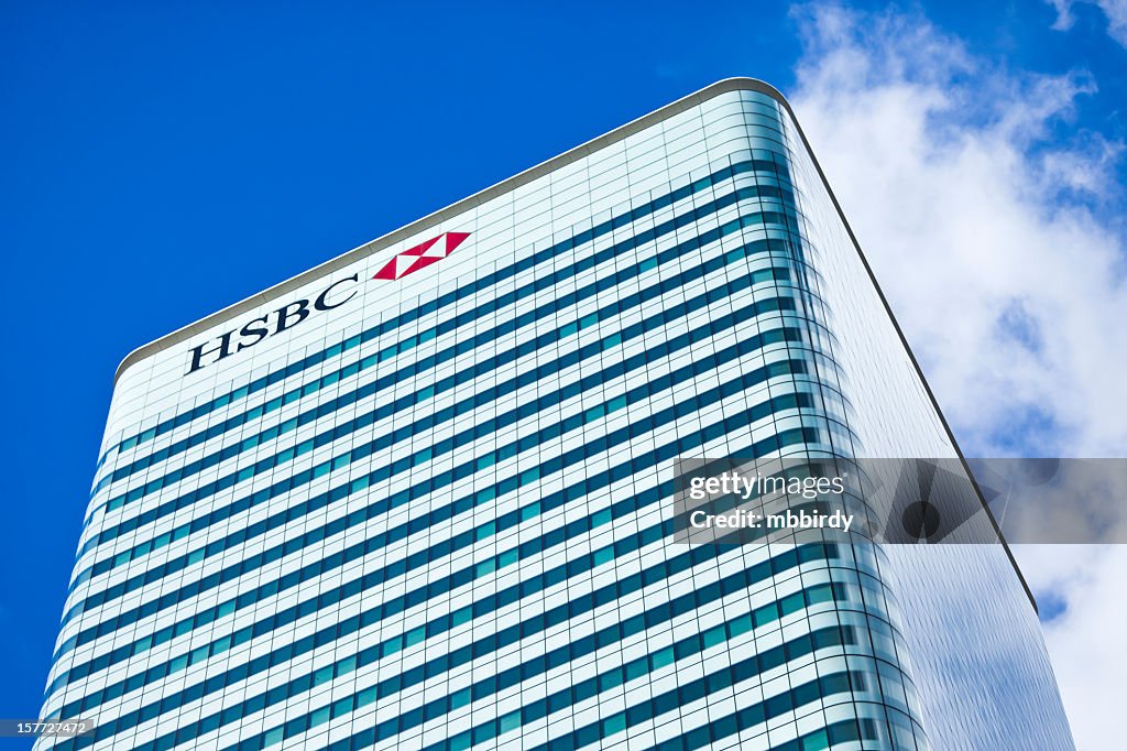 HSBC Tower in Canary Wharf, London