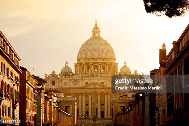 basílica de são pedro, no vaticano - estado da cidade do vaticano - fotografias e filmes do acervo