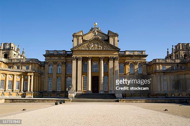 blenheim palace, oxfordshire, england - blenheim palace stock pictures, royalty-free photos & images