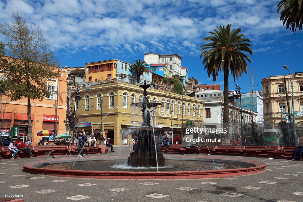Square in Valparaiso