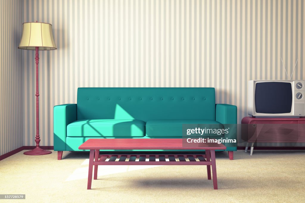 Retro Interior Design High-Res Stock Photo - Getty Images