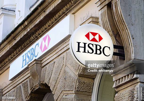 hsbc bank signs - hsbc 個照片及圖片檔