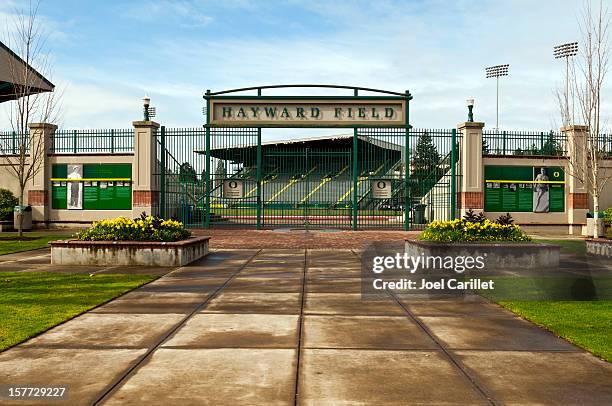 hayward field at university of oregon in eugene - eugene stock pictures, royalty-free photos & images