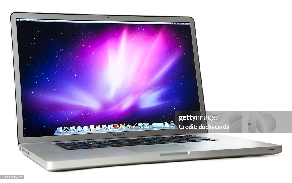 Apple 17-inch MacBook Pro with Clipping Paths