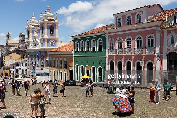 pillory in salvador, brazil - pelourinho stock pictures, royalty-free photos & images