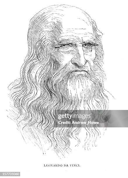 leonard da vinci - davinci stock-grafiken, -clipart, -cartoons und -symbole