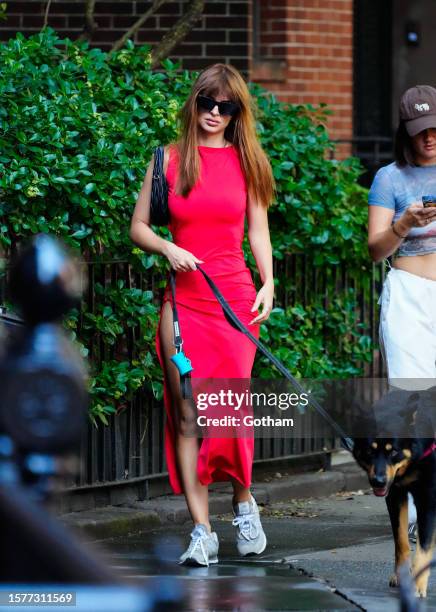 Emily Ratajkowski is seen on July 28, 2023 in New York City.