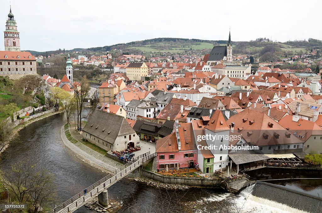 Cesky Krumlov from Castle Czech Republic