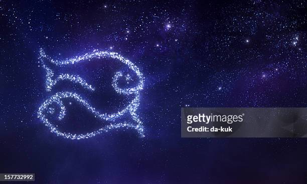 pisces zodiac sign - two animals stock illustrations