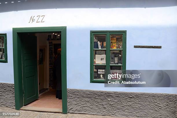 Casa De Kafka Na Rua Dourada Praga Europa, Foto de stock