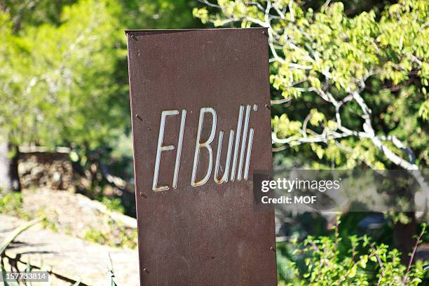the famous el bulli restaurant roses catalonia spain - el bulli stock pictures, royalty-free photos & images