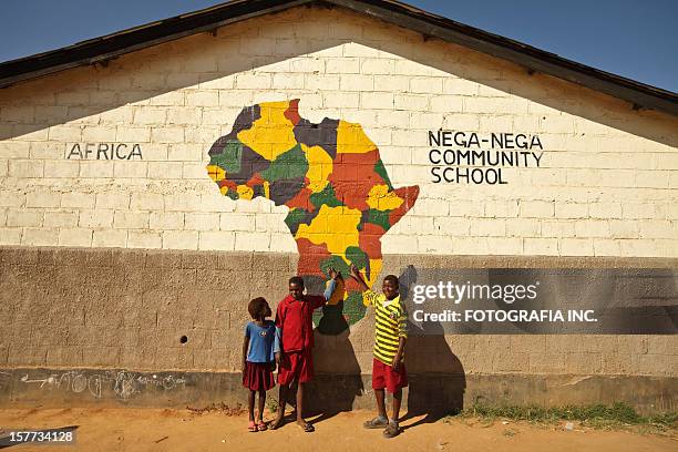 Afrikanischer Schule Kinder, Stock-Foto