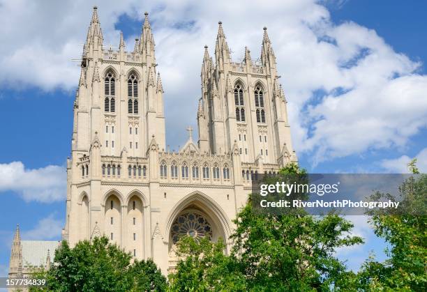 catedral nacional de washington - catedral nacional - fotografias e filmes do acervo