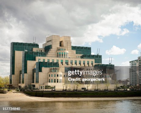 SIS (Secret Intelligence Service or MI6) Building in London SIS (Secret Intelligence Service or MI6) Building in London