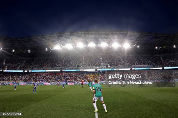 General view inside the stadium during the Premier League Summer Series match between Brighton & Hove Albion and Newcastle United at Red Bull Arena...