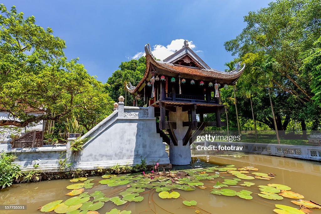 The One Pillar Pagoda in Hanoi, Vietnam