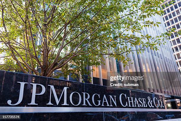 jp morgan chase und co - jp morgan chase stock-fotos und bilder