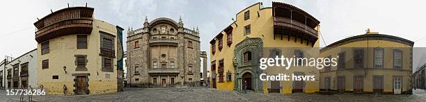 cathedral santa ana in las palmas de gran canaria - hdri 360 stock pictures, royalty-free photos & images