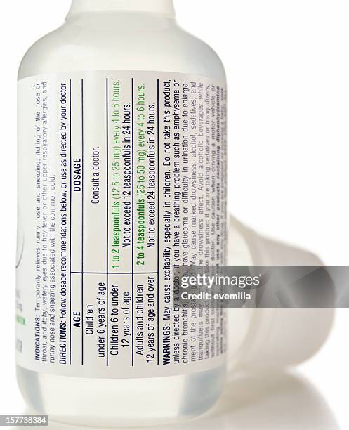 Drug Facts Label Example Drug Facts Label Photos and Premium High Res Pictures - Getty Images