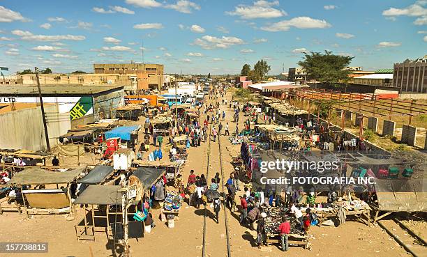 kamwala outdoor market, lusaka - zambia stockfoto's en -beelden