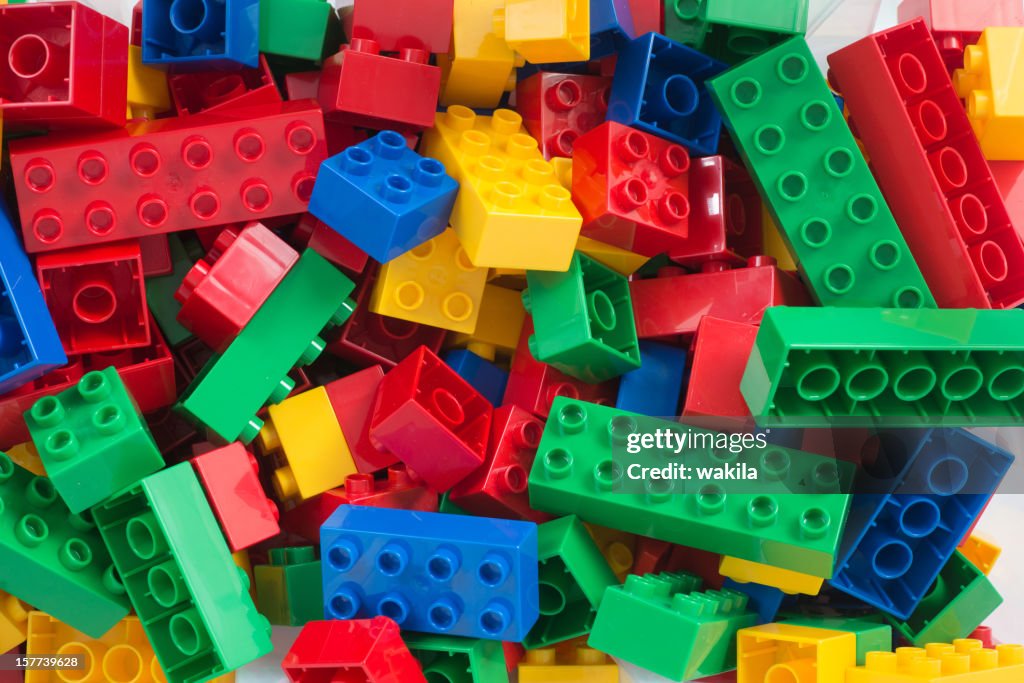 Spielzeug Würfel full-frame Hintergrund