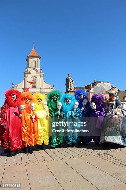 venetian messe 2012 in ludwigsburg - venezianische karnevalsmaske stock-fotos und bilder