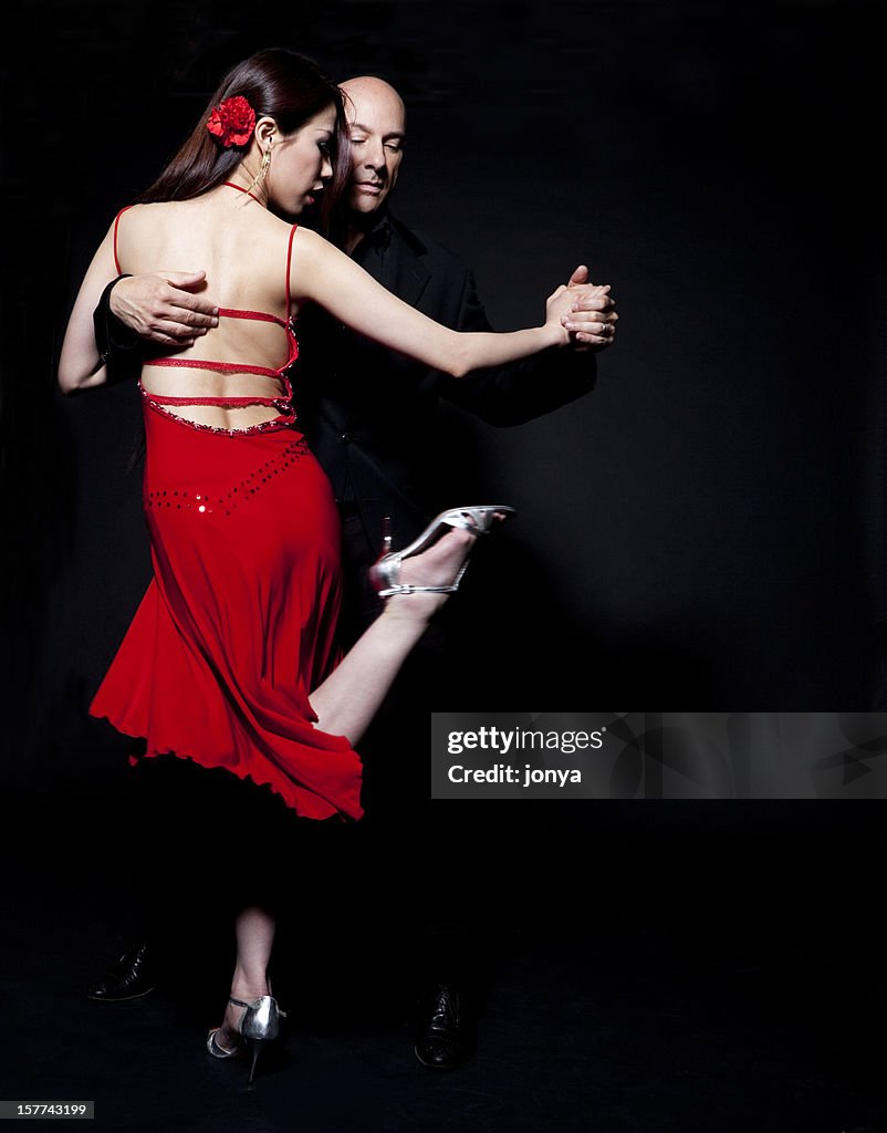 Couple doing the tango