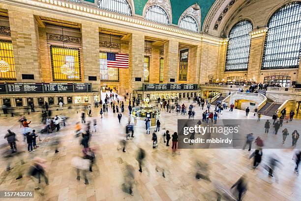 la estación grand central de nueva york, estados unidos - grand central terminal fotografías e imágenes de stock