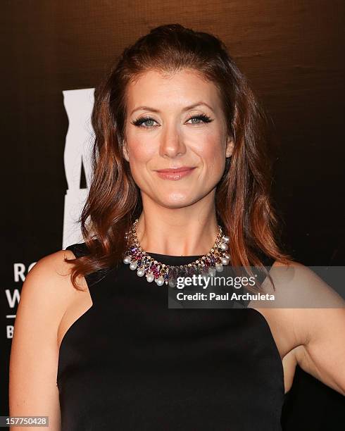 Actress Kate Walsh attends the Rodeo Drive Walk of Style honoring BVLGARI on December 5, 2012 in Beverly Hills, California.