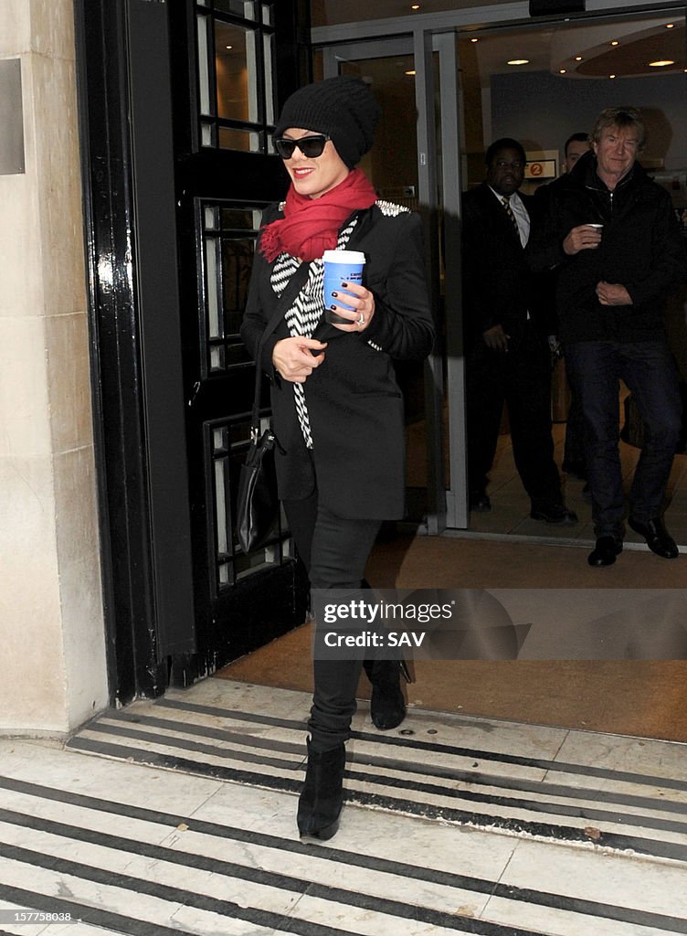 Pink Sighting In London - December 6, 2012