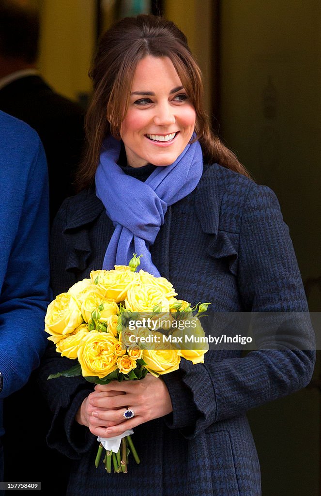 Duchess Of Cambridge Leaves The King Edward VII Hospital
