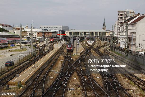 vienna west railway station - stephan rebernik stock-fotos und bilder