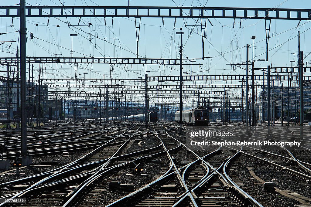 Tracks through Zurich